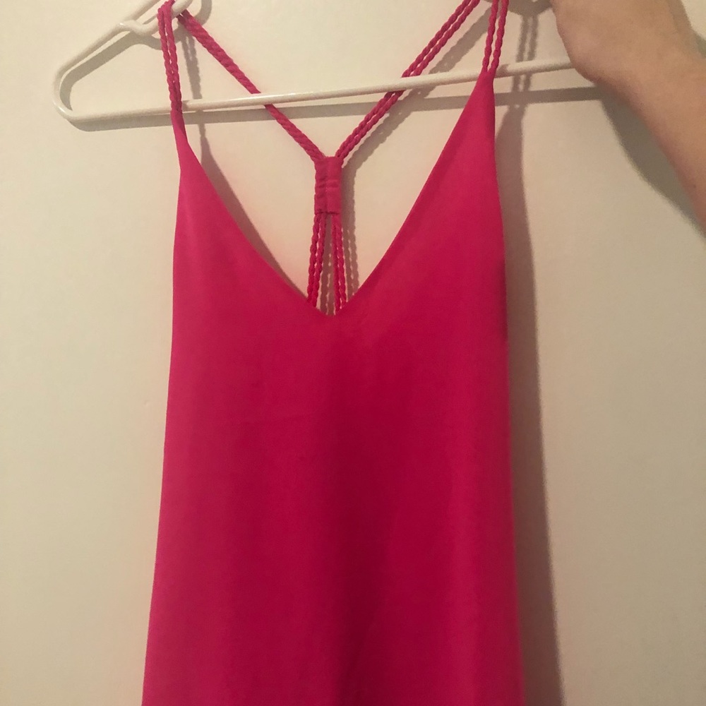 Hot Pink Flowy Top